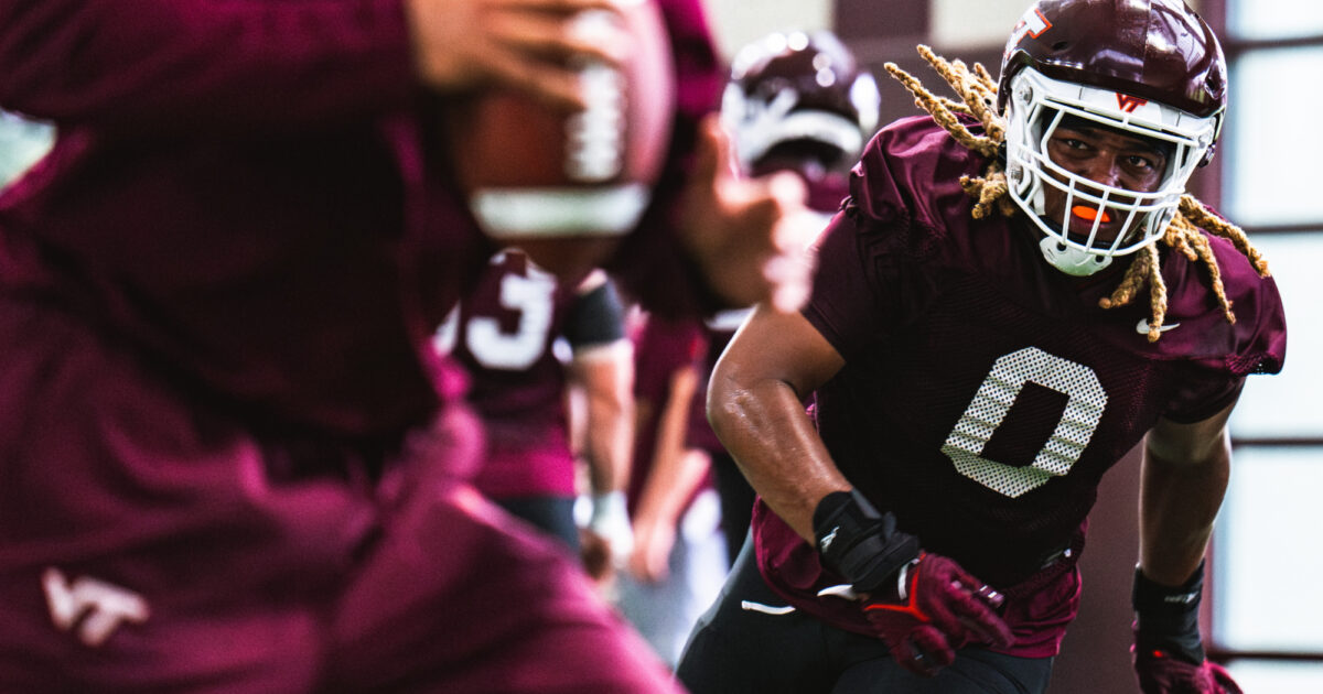 Virginia Tech's Pheldarius Payne Adapting to… The Tech Lunch Pail